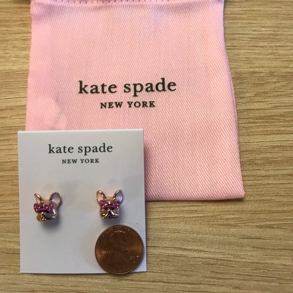 Kate Spade Antoinette Stud Earrings in Pink - Picture 10 of 10